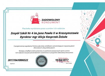 Zadowolony konsument 2107